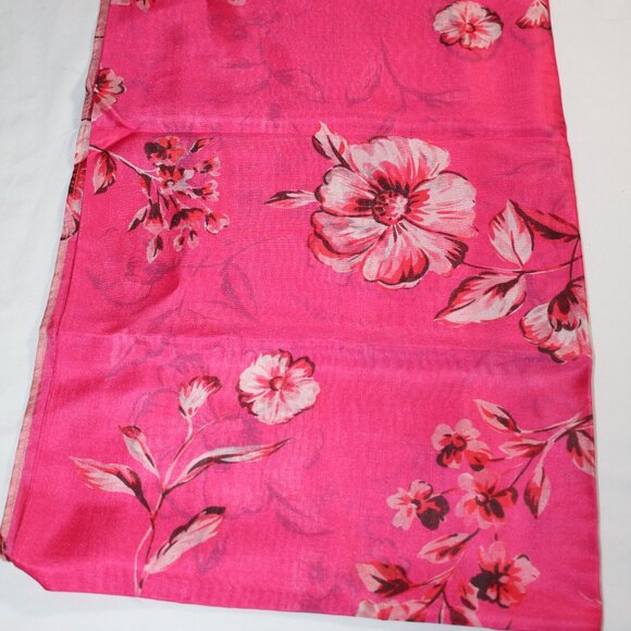 NWT Johnny Was Biya JWLA Misty Fall Silk Scarf Wrap Shawl Tassels 44 x 44 - Picture 4 of 13